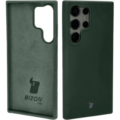 Kup Silikonové pouzdro Bizon Soft Case pro Samsung Galaxy S23 Ultra tmavě zelené - BIZ5480 - {ean13} - Sklep Home Screen