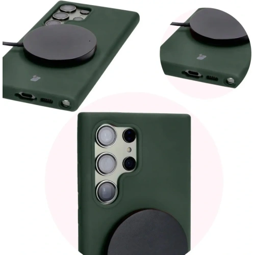 Buy Bizon Soft Case Samsung Galaxy S23 Ultra dark green - BIZ5480 - {ean13} - Home Screen Store Europe
