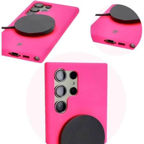 Kup Bizon Soft Case Samsung Galaxy S23 Ultra roz neon - BIZ5482 - {ean13} - Sklep Home Screen