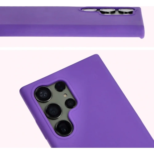 Kup Silikonowe etui Bizon Soft Case do Samsung Galaxy S23 Ultra fioletowe - BIZ5487 - {ean13} - Sklep Home Screen