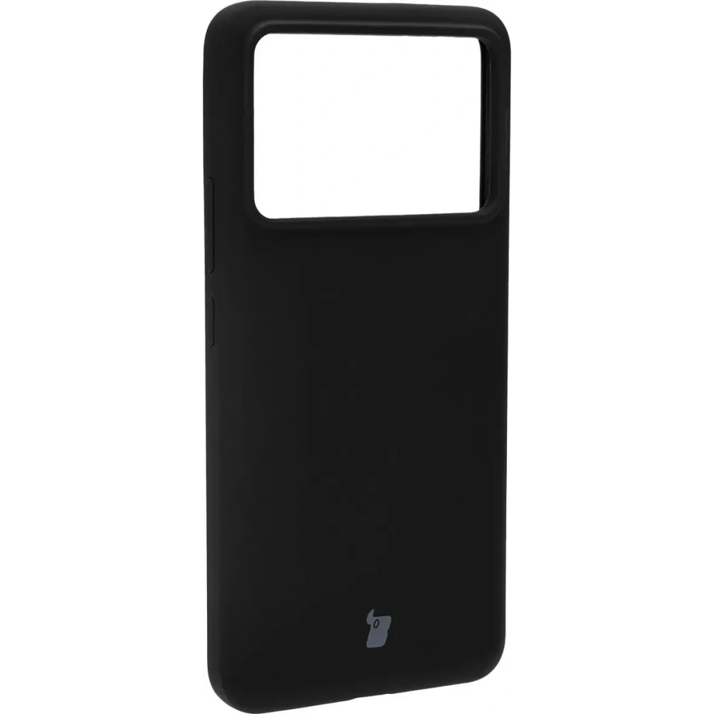 Silikonowe etui Bizon Soft Case do Xiaomi Poco F6 Pro czarne