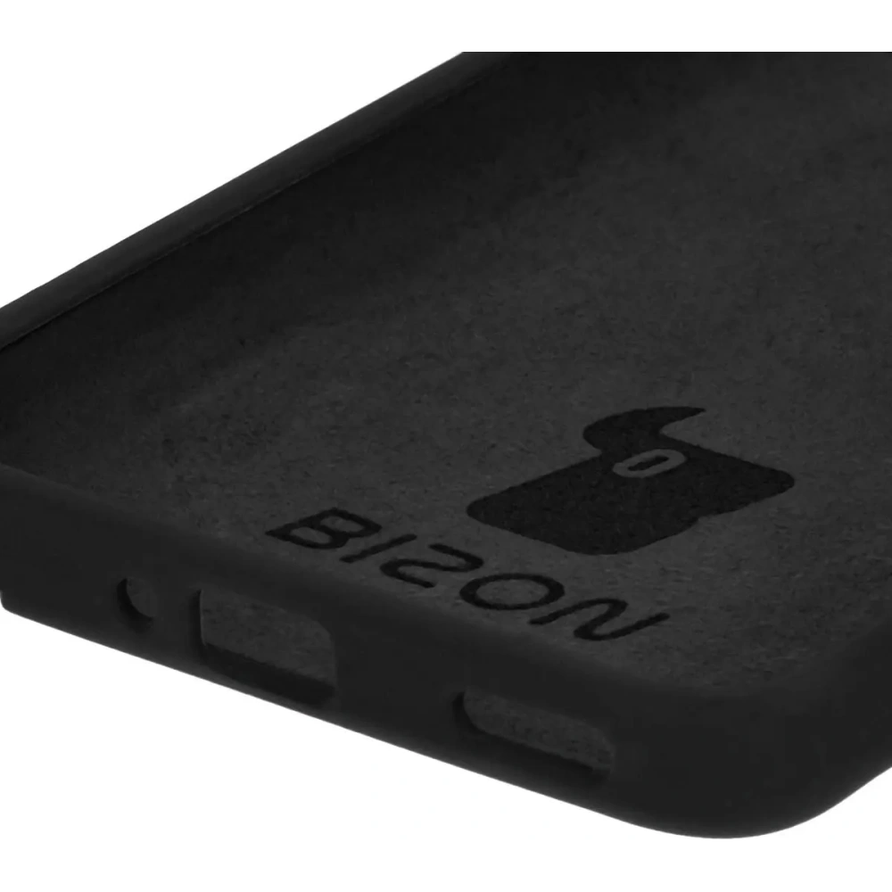 Silikonowe etui Bizon Soft Case do Xiaomi Poco F6 Pro czarne