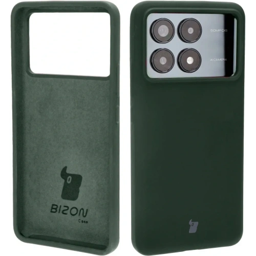 Buy Bizon Soft Case Xiaomi Poco F6 Pro dark green - BIZ5494 - {ean13} - Home Screen Store Europe