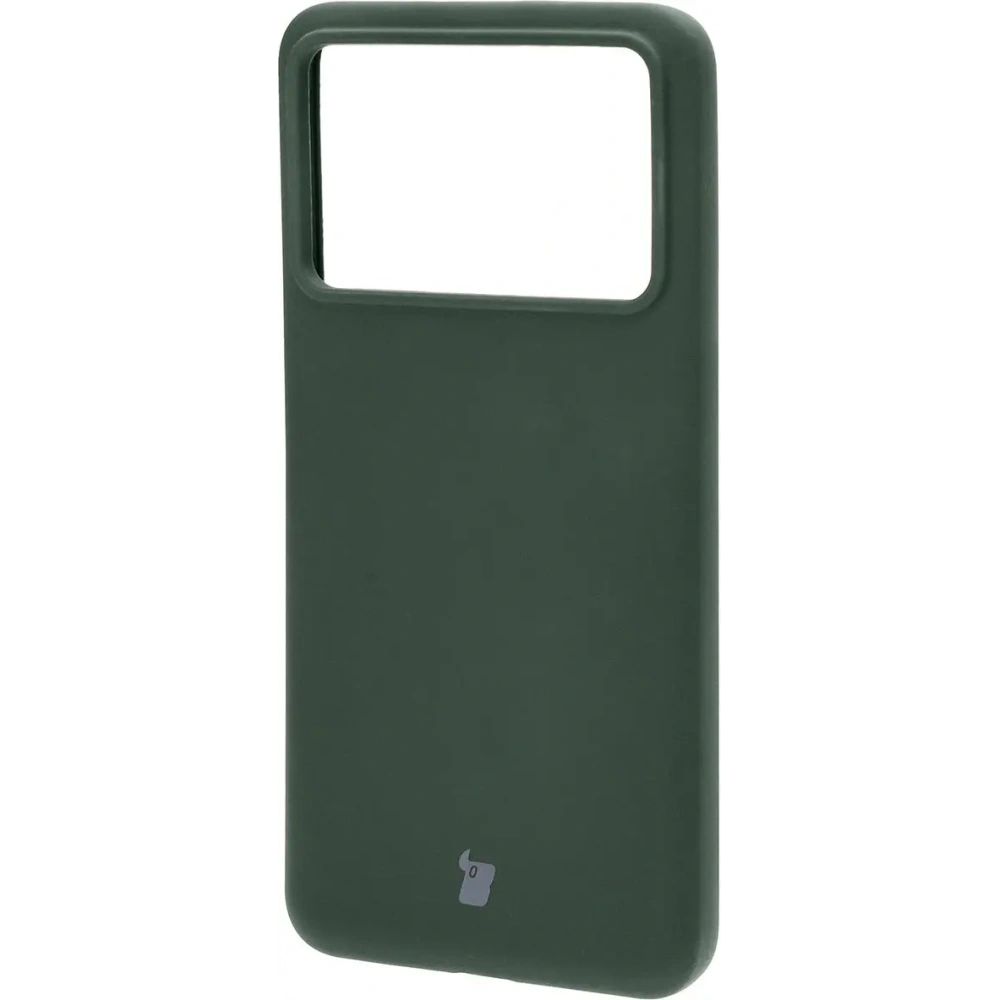 Silikonowe etui Bizon Soft Case do Xiaomi Poco F6 Pro ciemnozielone
