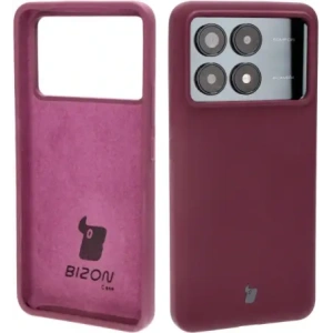 Kup Silikonowe etui Bizon Soft Case do Xiaomi Poco F6 Pro ciemnofioletowe - BIZ5496 - {ean13} - Sklep Home Screen