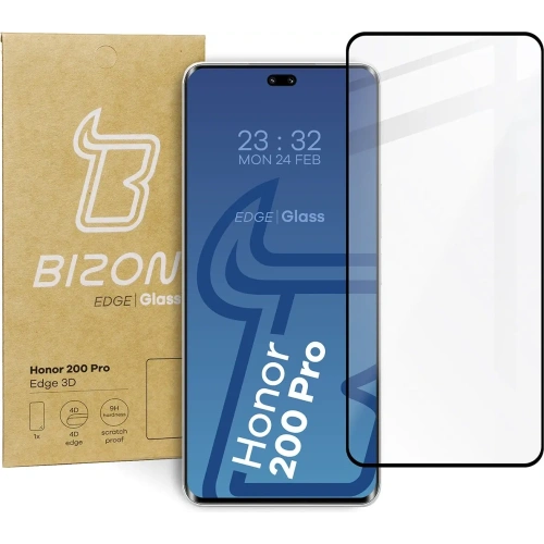 Kup Tvrzené sklo BIZON Glass Edge 3D pro Honor 200 Pro - BIZ5849 - {ean13} - Sklep Home Screen