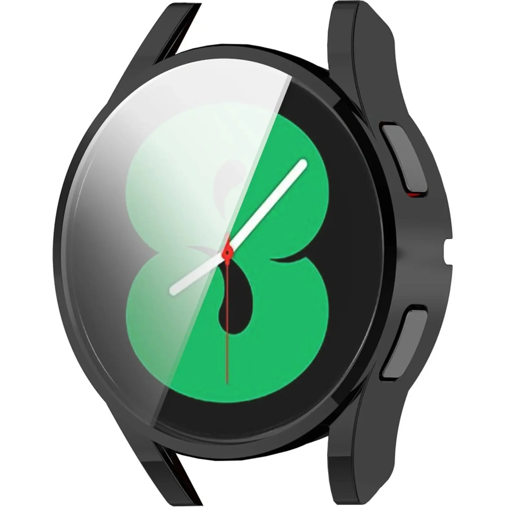 Etui z osłoną ekranu Bizon Case Watch Felipe do Samsung Galaxy Watch FE / Watch 4 40 mm czarne