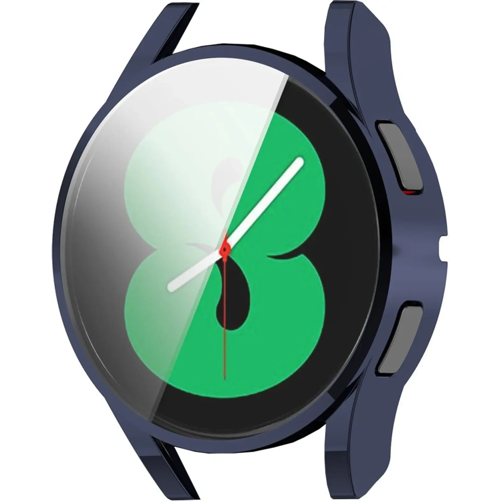 Etui z osłoną ekranu Bizon Case Watch Felipe do Samsung Galaxy Watch FE / Watch 4 40 mm niebieskie