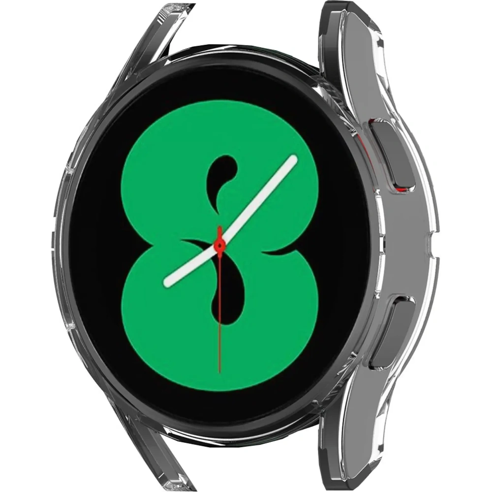 Etui z osłoną ekranu Bizon Case Watch Felipe do Samsung Galaxy Watch FE / Watch 4 40 mm przezroczyste