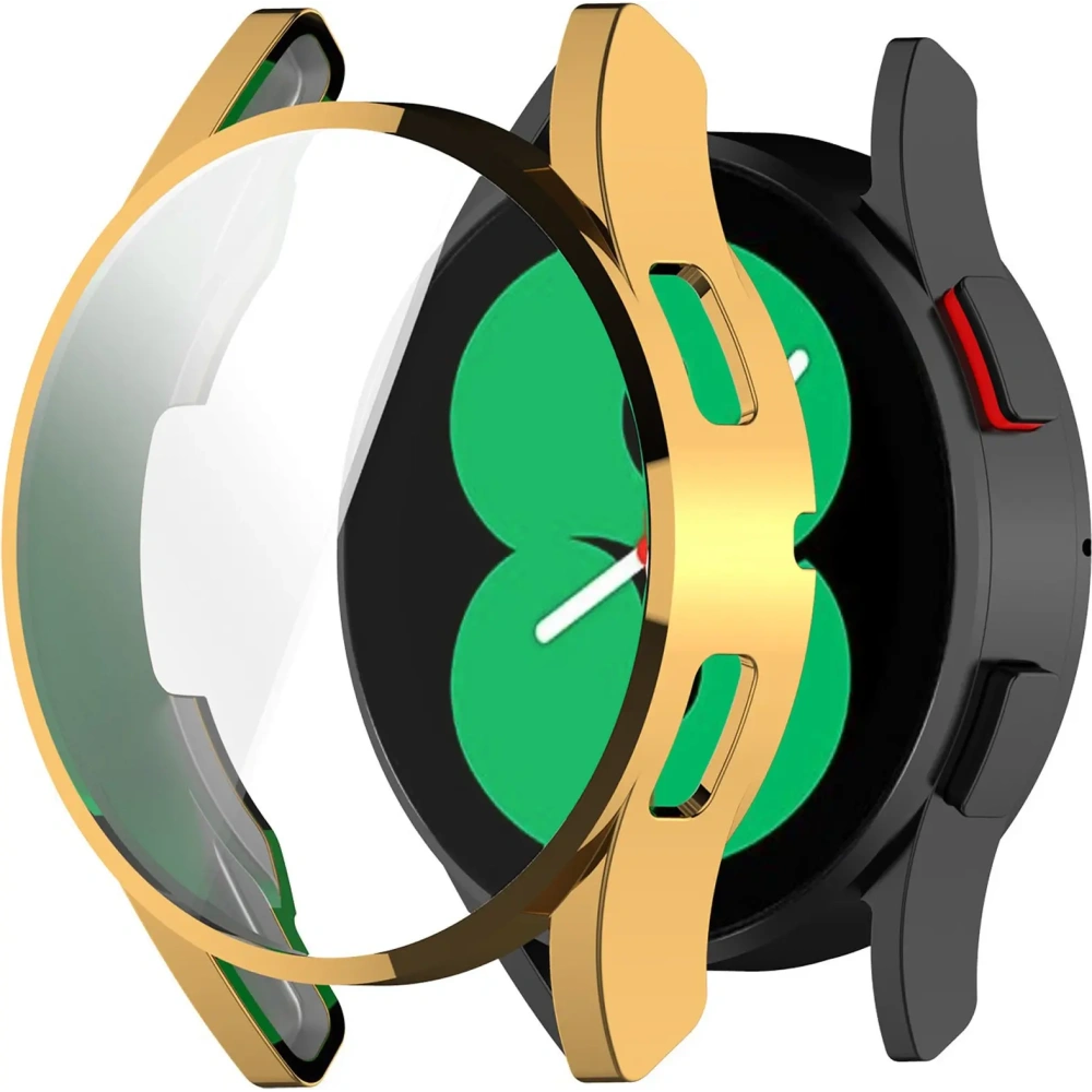 Etui z osłoną ekranu Bizon Case Watch Felipe do Samsung Galaxy Watch FE / Watch 4 40 mm złote