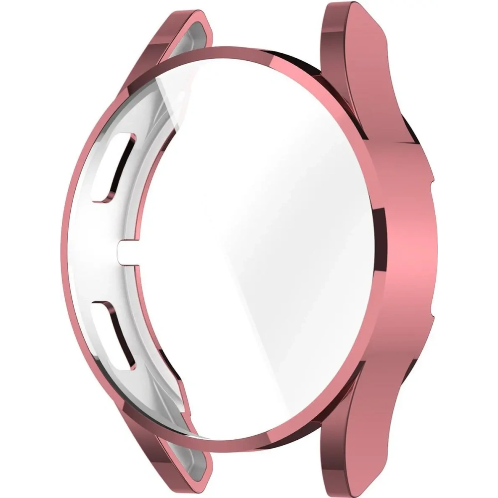 Etui z osłoną ekranu Bizon Case Watch Felipe do Samsung Galaxy Watch FE / Watch 4 40 mm różowe