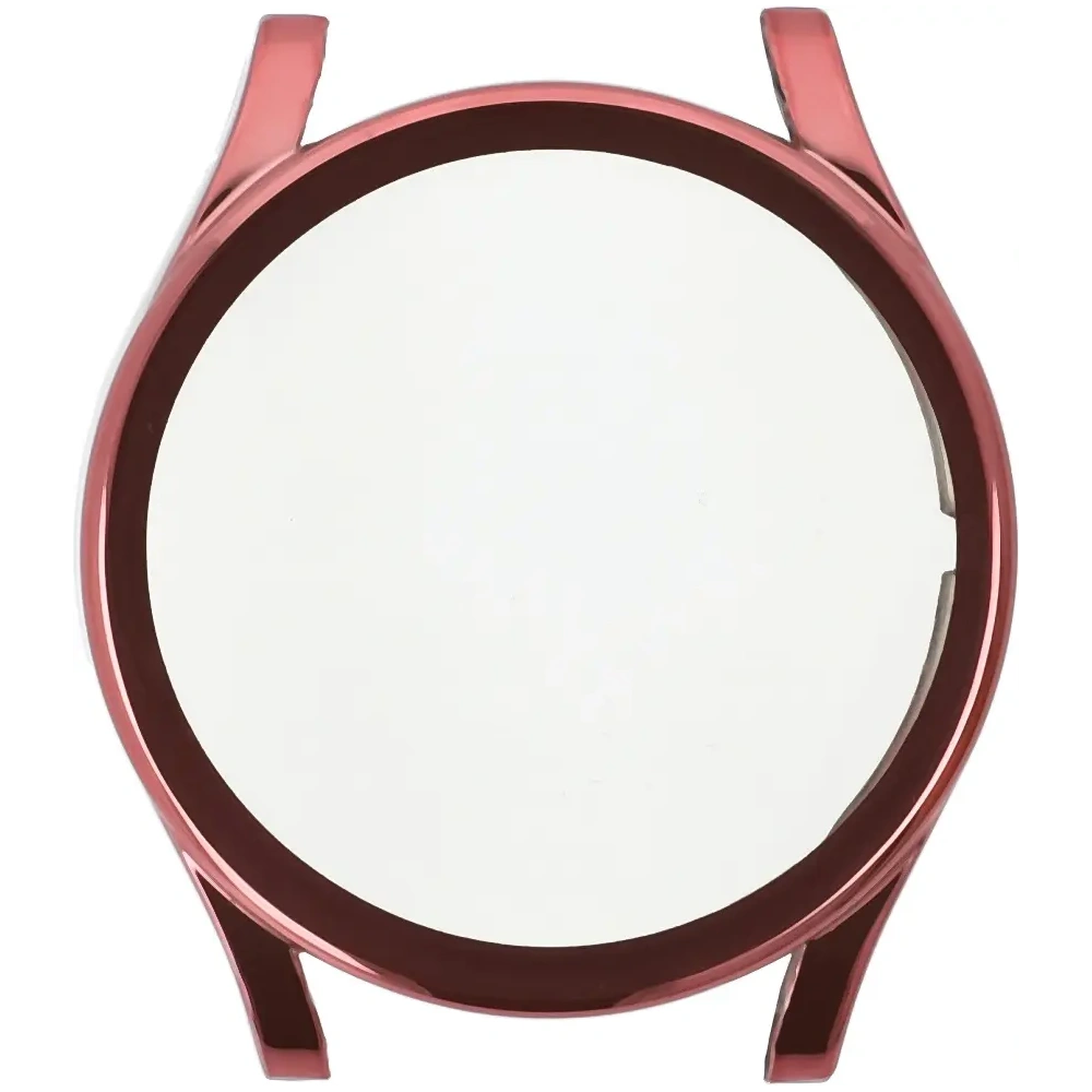 Etui z osłoną ekranu Bizon Case Watch Felipe do Samsung Galaxy Watch FE / Watch 4 40 mm różowe