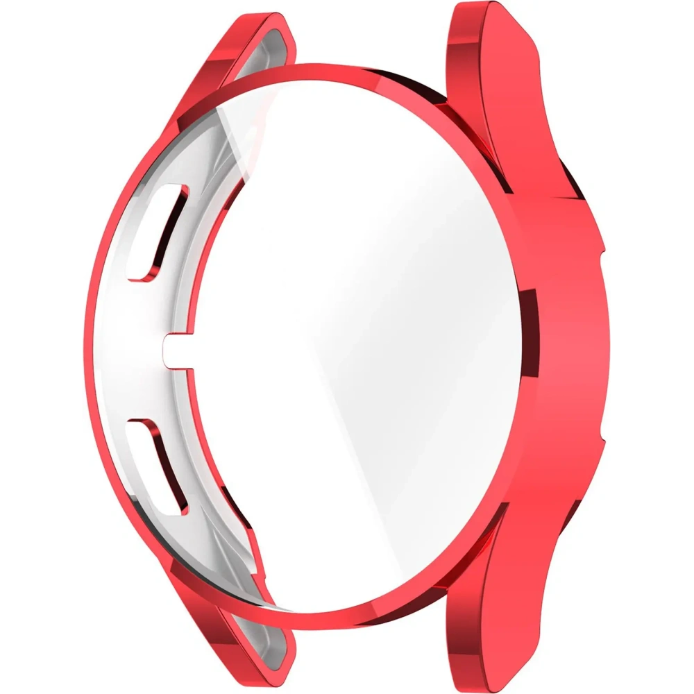 Etui z osłoną ekranu Bizon Case Watch Felipe do Samsung Galaxy Watch FE / Watch 4 40 mm czerwone