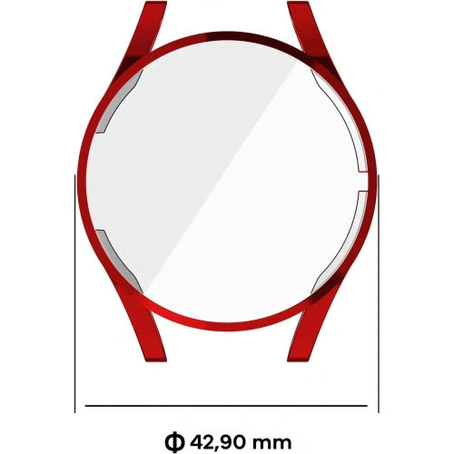 Buy Bizon Case Watch Felipe Samsung Galaxy Watch FE / Watch 4 40 mm red - BIZ5857 - {ean13} - Home Screen Store Europe