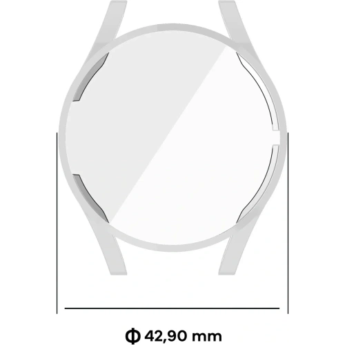 Kup Bizon Case Watch Felipe Samsung Galaxy Watch FE / Watch 4 40 mm argintiu - BIZ5858 - {ean13} - Sklep Home Screen