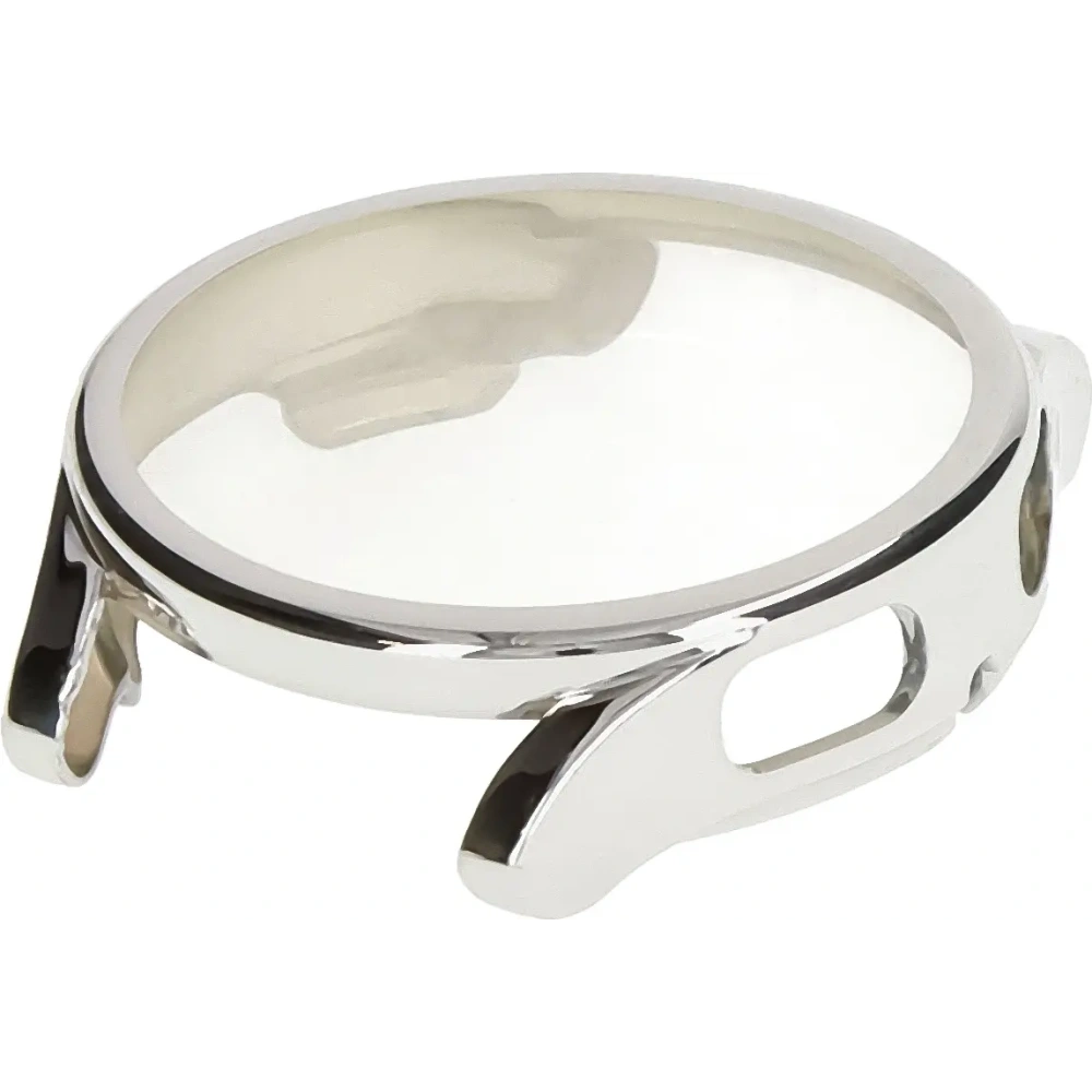 Etui z osłoną ekranu Bizon Case Watch Felipe do Samsung Galaxy Watch FE / Watch 4 40 mm srebrne