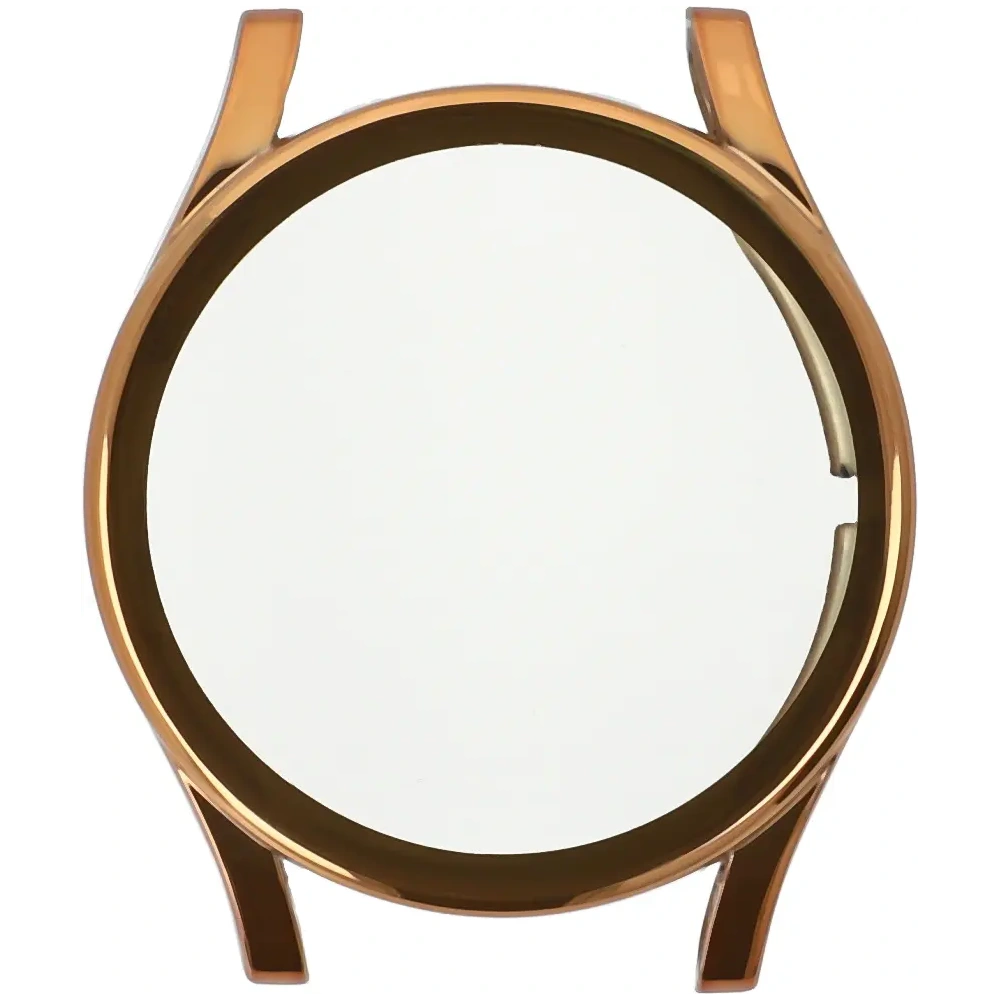 Etui z osłoną ekranu Bizon Case Watch Felipe do Samsung Galaxy Watch FE / Watch 4 40 mm rożowozłote