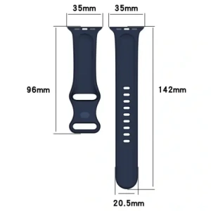 Kup Bizon szíjas óra szilikon Apple óra 44/45/46/49 mm sötétkék - BIZ5526 - {ean13} - Sklep Home Screen