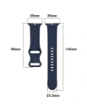 Kup Pasek Bizon Strap Watch Silicone do Apple Watch 44/45/46/49 mm granatowy - BIZ5526 - {ean13} - Sklep Home Screen