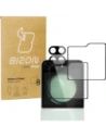Bizon Glass Lens cameră sticlă + sticlă exterioară Samsung Galaxy Z Flip6 [2 PACK]