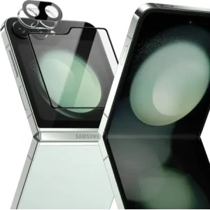 Kup Szkło na aparat + szkło na ekran zewnętrzny Bizon Glass Lens do Samsung Galaxy Z Flip6 2 zestawy - BIZ5527 - {ean13} - Sklep Home Screen