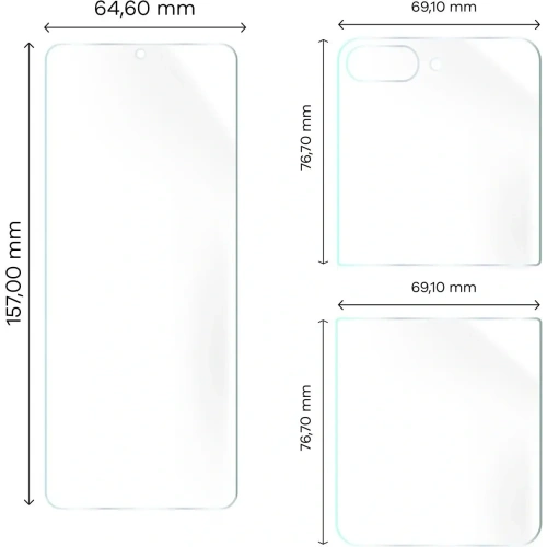 Kup Set de hidrogel Bizon Glass Samsung Galaxy Z Flip 6 - BIZ5863 - {ean13} - Sklep Home Screen
