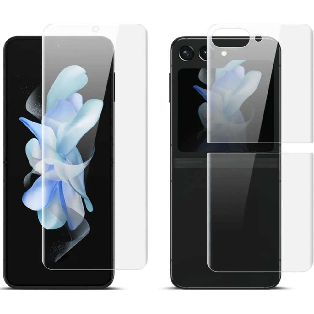 Folia hydrożelowa na tył i przód Bizon Glass Hydrogel Set Samsung Galaxy Z Flip 6 / 7 FE