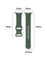 Kup Pasek Bizon Strap Watch Silicone do Apple Watch 44/45/46/49 mm ciemnozielony - BIZ5529 - {ean13} - Sklep Home Screen