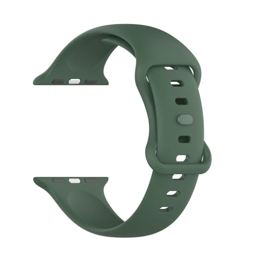 Kup Pasek Bizon Strap Watch Silicone do Apple Watch 44/45/46/49 mm ciemnozielony - BIZ5529 - {ean13} - Sklep Home Screen