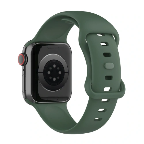 Kup Bizon szíjóra szilikon Apple óra 44/45/46/49 mm sötétzöld - BIZ5529 - {ean13} - Sklep Home Screen
