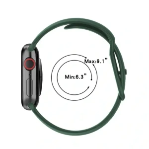 Kup Pasek Bizon Strap Watch Silicone do Apple Watch 44/45/46/49 mm tmavě zelený - BIZ5529 - {ean13} - Sklep Home Screen