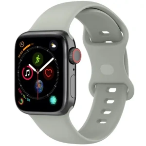 Kup Pasek Bizon Strap Watch Silicone do Apple Watch 44/45/46/49 mm světlá šedá - BIZ5865 - {ean13} - Sklep Home Screen