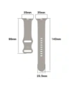 Kup Pasek Bizon Strap Watch Silicone do Apple Watch 44/45/46/49 mm světlá šedá - BIZ5865 - {ean13} - Sklep Home Screen