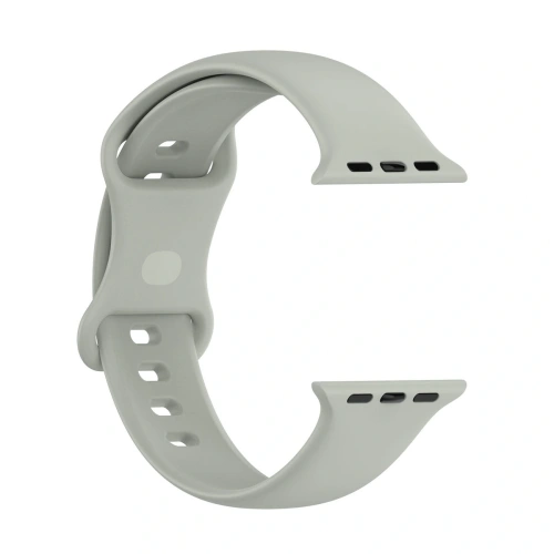 Kup Pasek Bizon Strap Watch Silicone do Apple Watch 44/45/46/49 mm světlá šedá - BIZ5865 - {ean13} - Sklep Home Screen