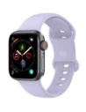 Pasek Bizon Strap Watch Silicone do Apple Watch 44/45/49 mm jasnofialový