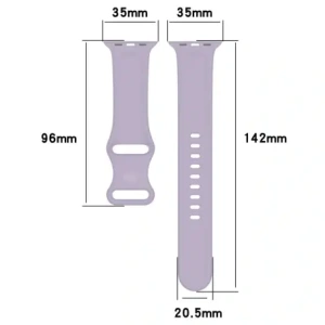 Kup Pasek Bizon Strap Watch Silicone do Apple Watch 44/45/49 mm jasnofialový - BIZ5866 - {ean13} - Sklep Home Screen