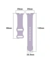 Kup Bizon Strap Watch Silicone Apple Watch 44/45/49 mm violet deschis - BIZ5866 - {ean13} - Sklep Home Screen