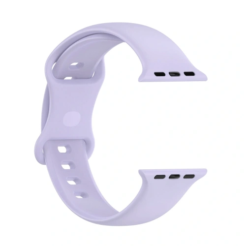 Kup Bizon Strap Watch Silicone Apple Watch 44/45/49 mm violet deschis - BIZ5866 - {ean13} - Sklep Home Screen
