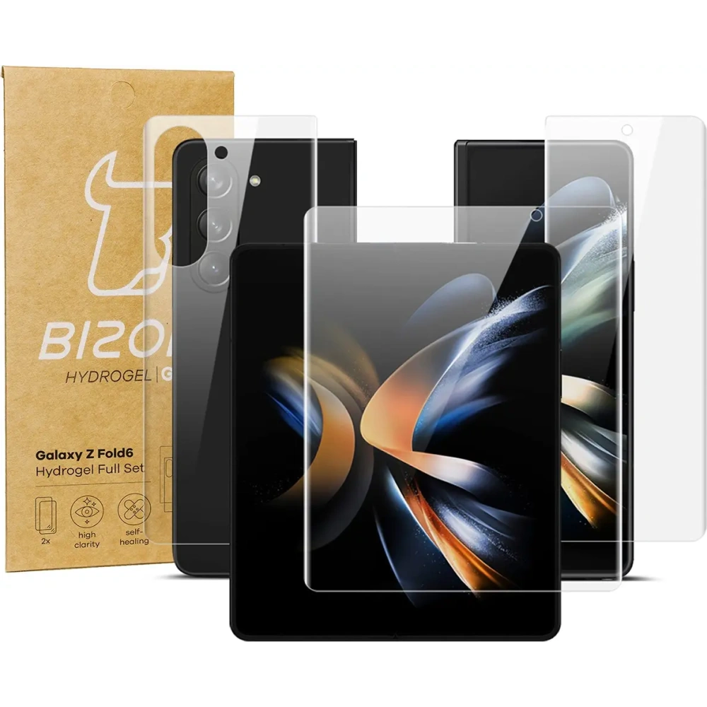 Folia hydrożelowa na tył i przód Bizon Glass Hydrogel Set Samsung Galaxy Z Fold6