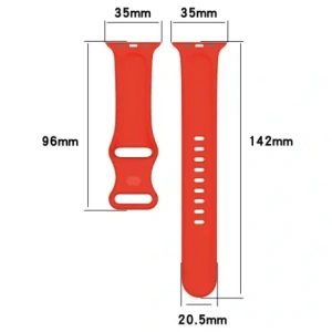 Kup Pasek Bizon Strap Watch Silicone do Apple Watch 44/45/46/49 mm červený - BIZ5869 - {ean13} - Sklep Home Screen
