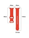 Kup Pasek Bizon Strap Watch Silicone do Apple Watch 44/45/46/49 mm czerwony - BIZ5869 - {ean13} - Sklep Home Screen
