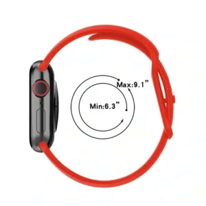 Kup Pasek Bizon Strap Watch Silicone do Apple Watch 44/45/46/49 mm červený - BIZ5869 - {ean13} - Sklep Home Screen