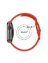 Buy Bizon Strap Watch Silicone Apple Watch 44/45/46/49 mm red - BIZ5869 - {ean13} - Home Screen Store Europe