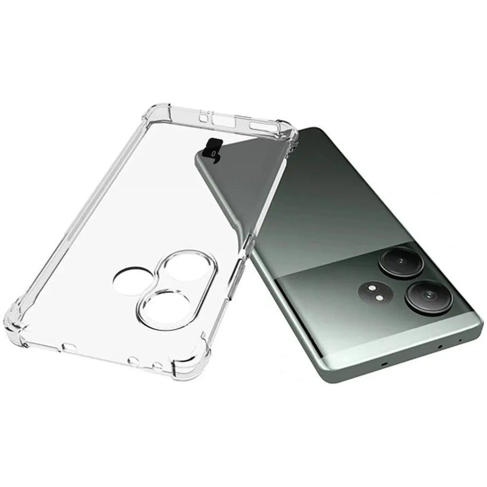 Elastyczne etui Bizon Case Salpa do Realme GT 6 / GT 6T / GT Neo 6 / GT Neo 6 SE przezroczyste