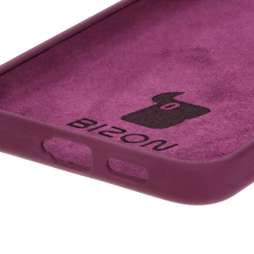 Silikonowe etui Bizon Soft Case do Samsung Galaxy S24 Plus ciemnofioletowe