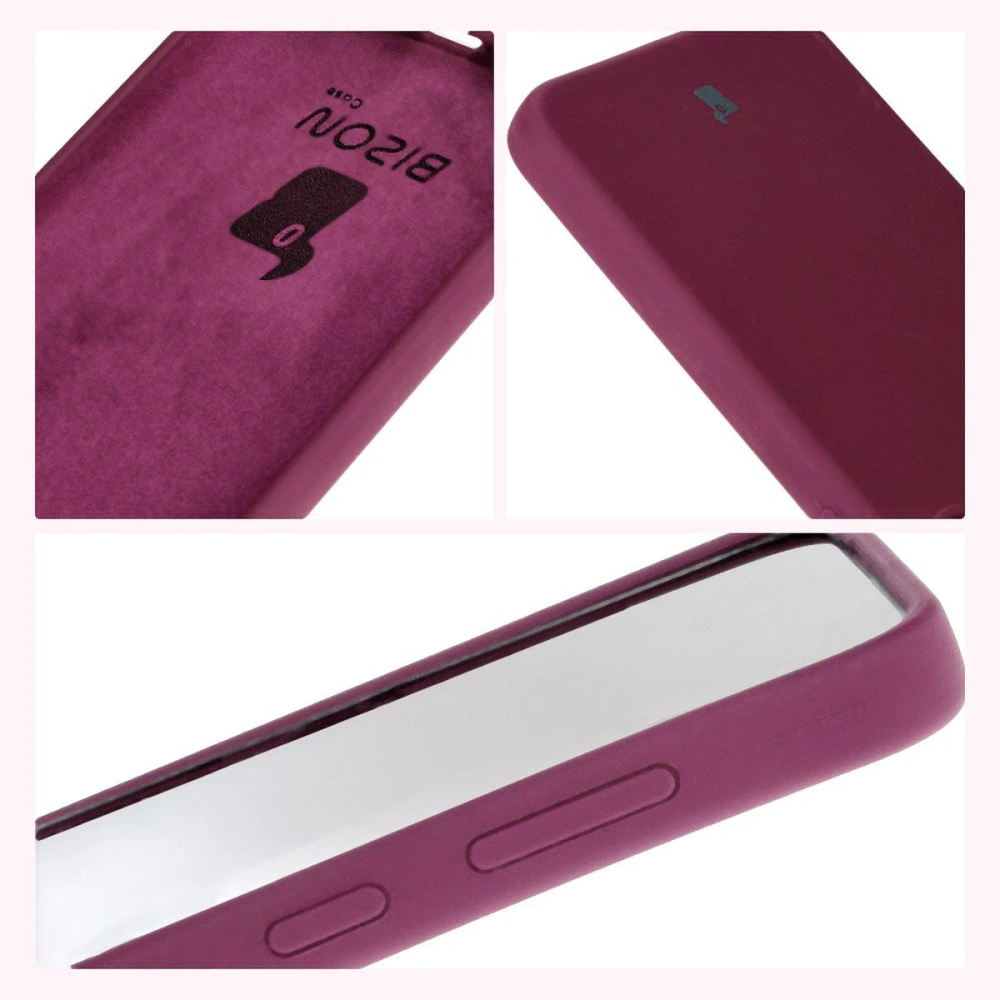 Silikonowe etui Bizon Soft Case do Samsung Galaxy S24 Plus ciemnofioletowe