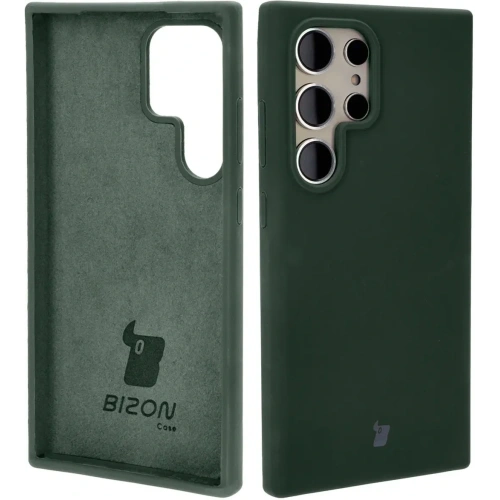 Kup Silikonové pouzdro Bizon Soft Case pro Samsung Galaxy S24 Ultra tmavě zelené - BIZ5873 - {ean13} - Sklep Home Screen