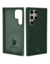 Silikonové pouzdro Bizon Soft Case pro Samsung Galaxy S24 Ultra tmavě zelené