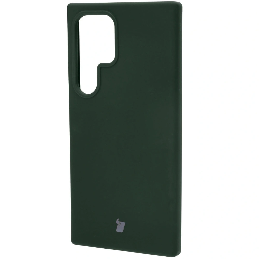 Silikonowe etui Bizon Soft Case do Samsung Galaxy S24 Ultra ciemnozielone