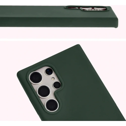 Kup Silikonové pouzdro Bizon Soft Case pro Samsung Galaxy S24 Ultra tmavě zelené - BIZ5873 - {ean13} - Sklep Home Screen